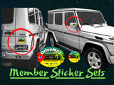 Replace old DriveMoz Member's Sticker Set & Keep your Member Number - (Shipping in SA Only)