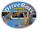 New DriveBots Member Stickers (Delivery in SA Only) (Botswana  - deliveries not yet)