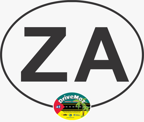 New ZA Sticker with DriveMoz Logo.